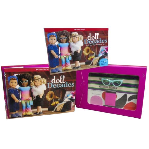 NEW 21-PC American Girl DOLL DECADES CRAFT BOOK: Craft Your Way Thru The Years - Picture 6 of 9